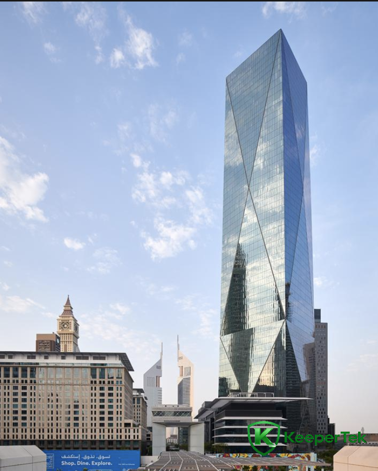 ICD Brookfield Plaza, Dubai, UAE, e lego lefelo le legolo